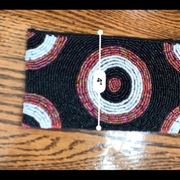 MOD Beaded Circle Patterned Wallet - Picture 7 of 7